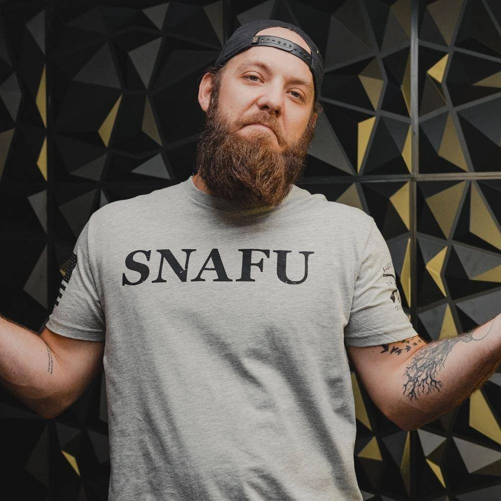 SNAFU T-Shirt - Heather Gray - Image 2