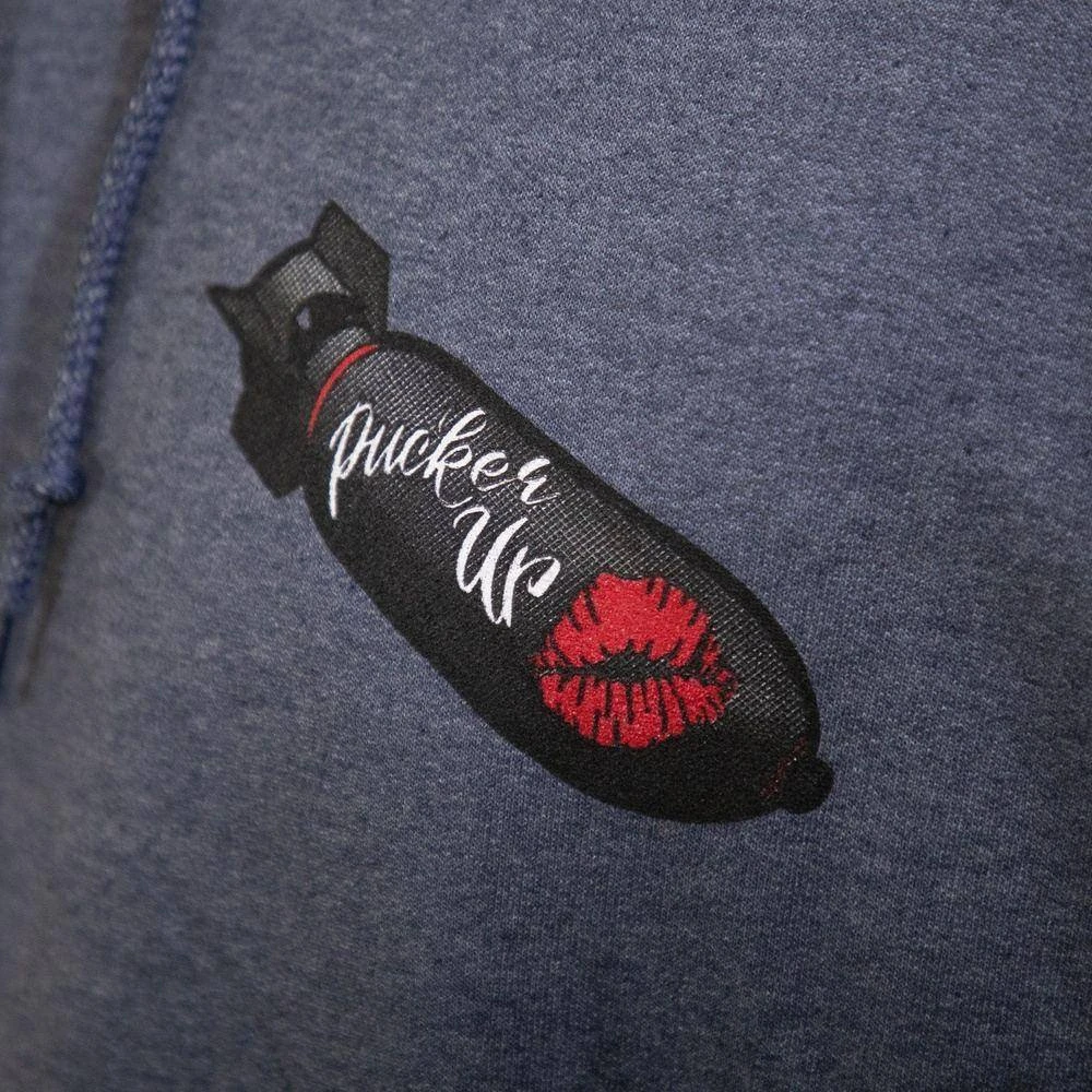 Kiss My Arsenal Hoodie - Indigo - Image 4