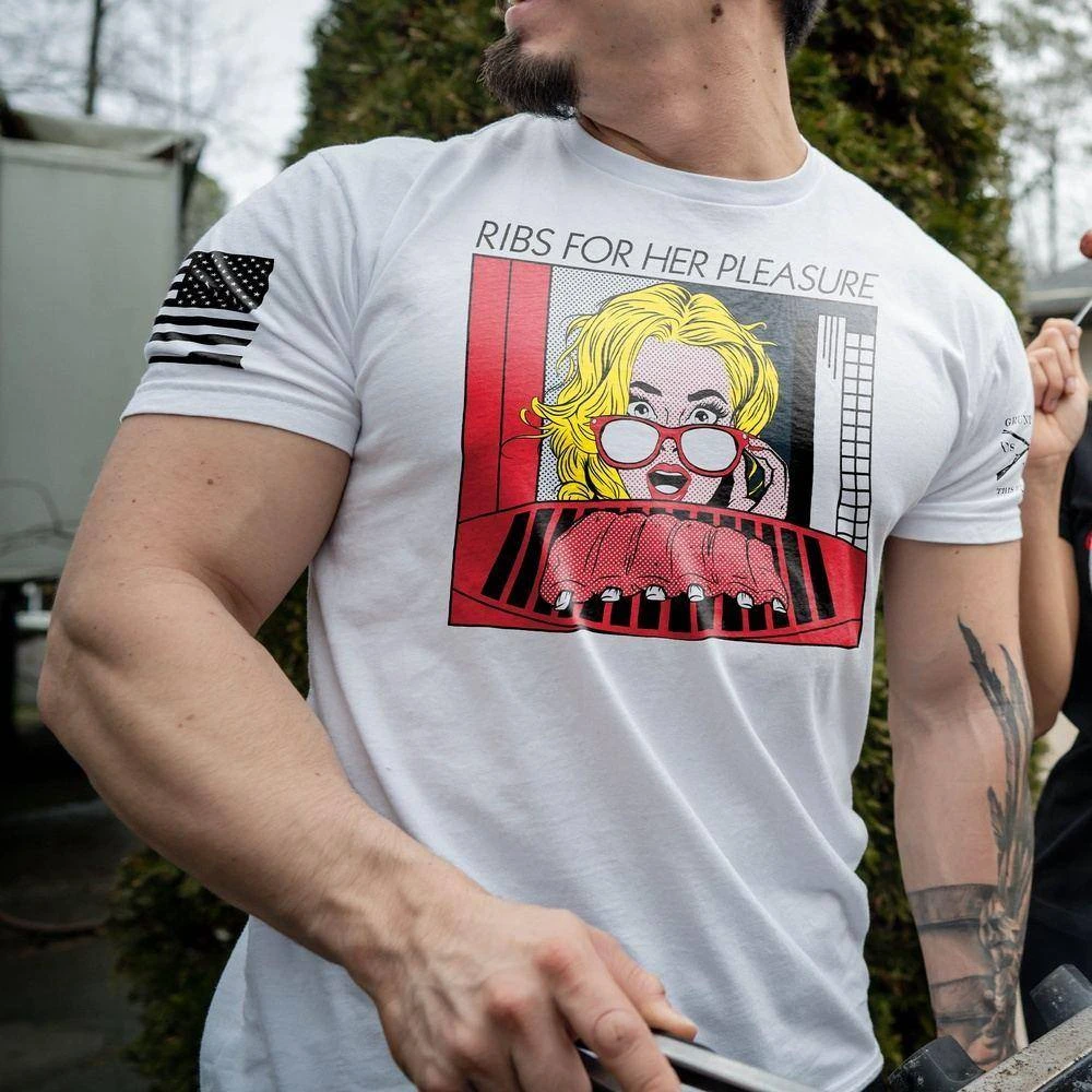 For Her Pleasure T-Shirt - White - Image 2