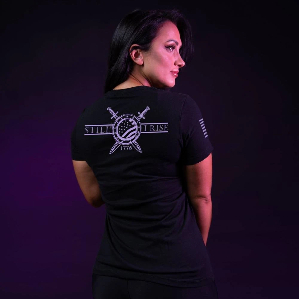 Women's Still I Rise Slim Fit T-Shirt - Black