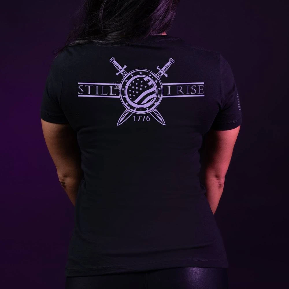 Women's Still I Rise Slim Fit T-Shirt - Black - Image 2