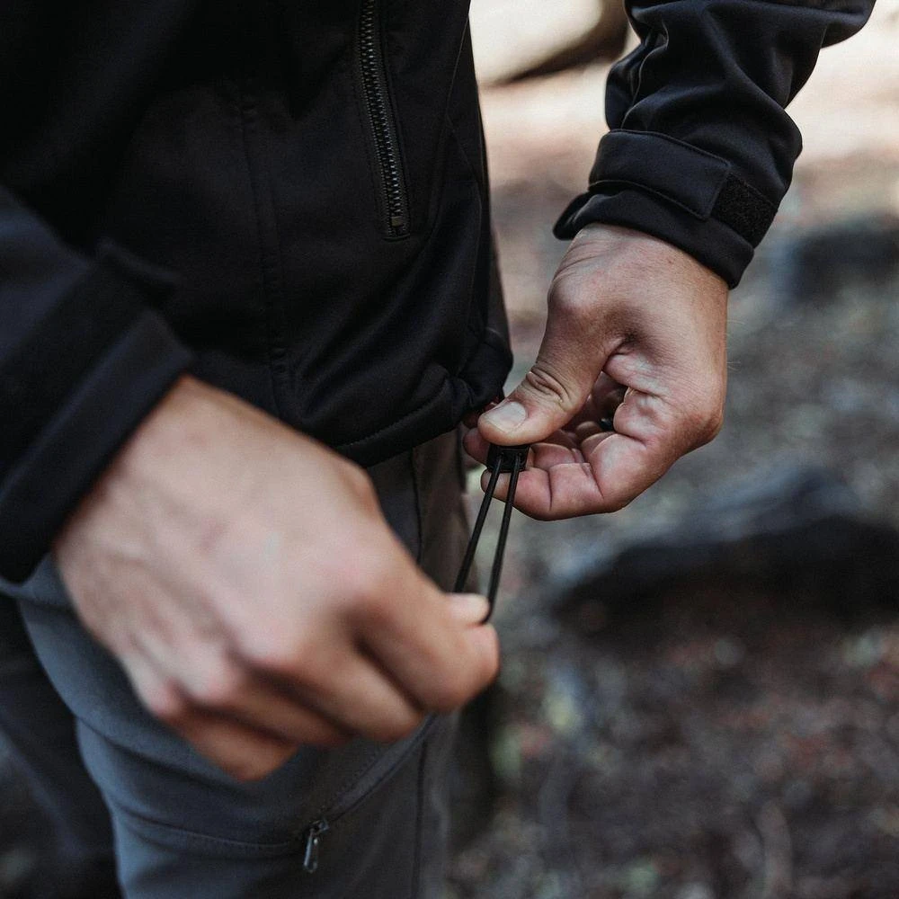 Men's Mission Ready Soft Shell Jacket - Black - Image 4