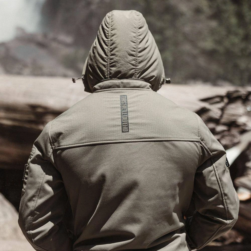 Men's Mission Ready Soft Shell Jacket - Military Green - Image 2