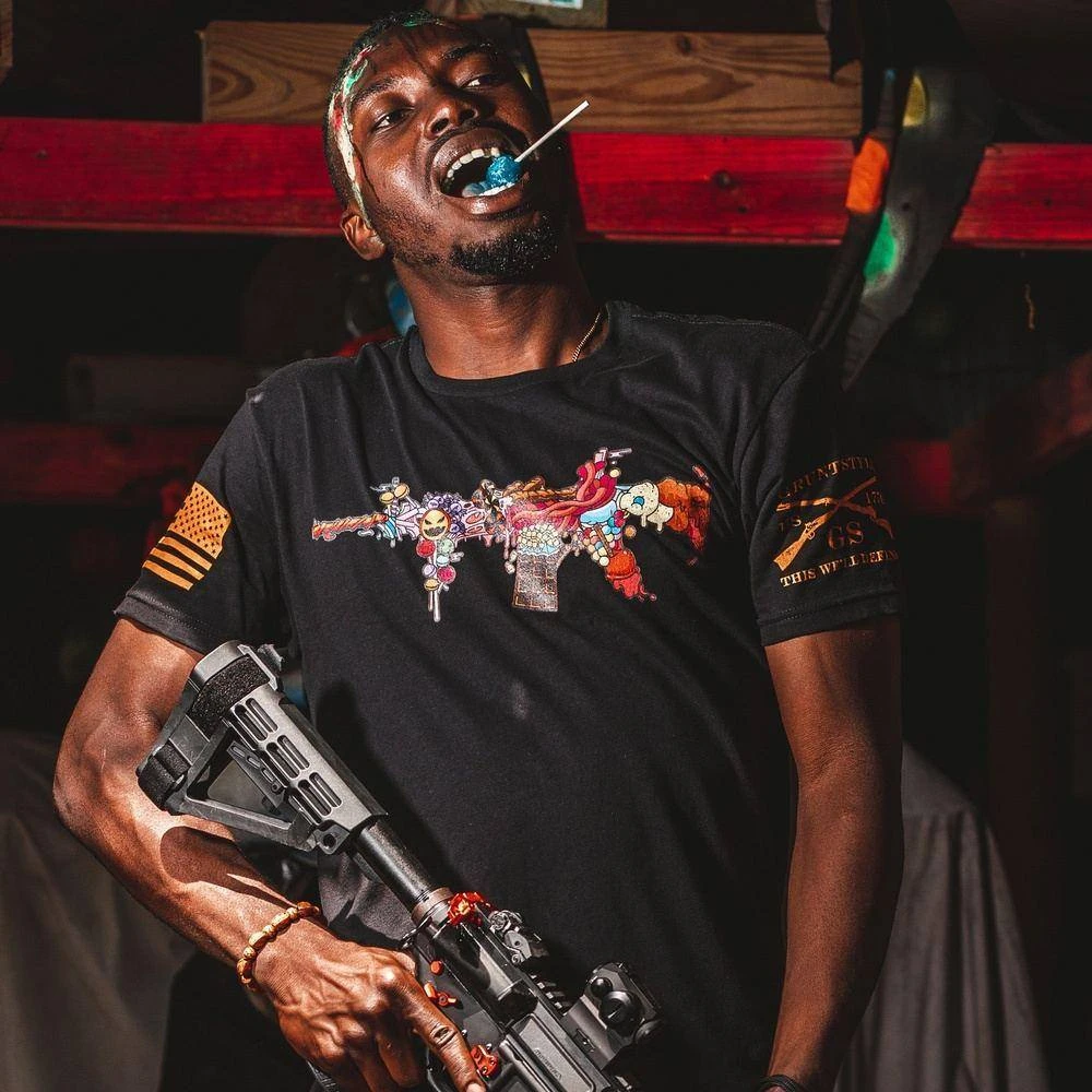 Sweet Pews T-Shirt - Black - Image 2