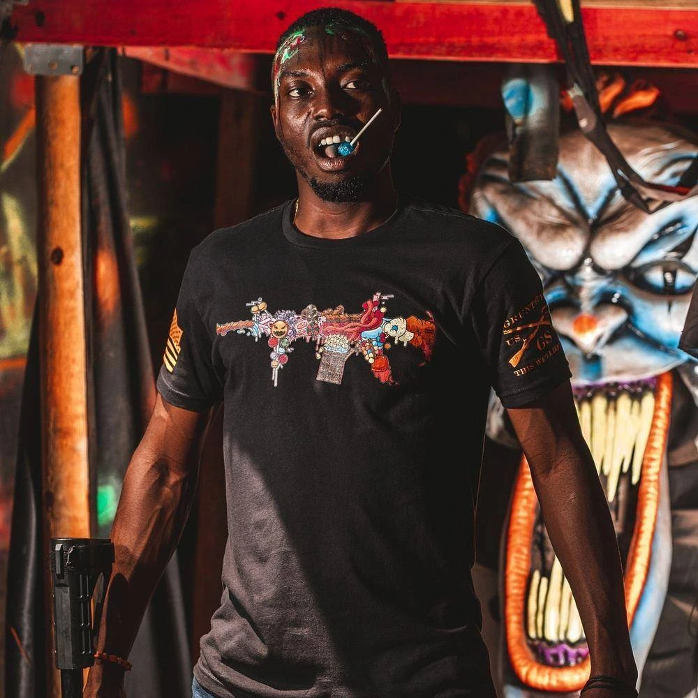 Sweet Pews T-Shirt - Black - Image 4