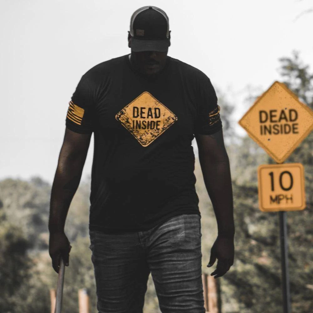 Dead Inside T-Shirt - Black - Image 4