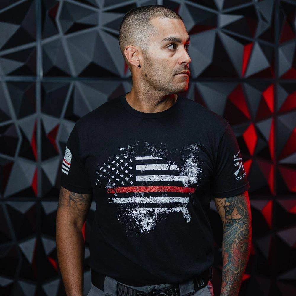 Red Line American Acid T-Shirt - Black - Image 7