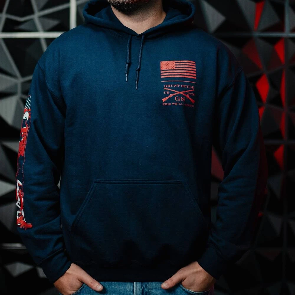 Freedom Dealer Hoodie - Navy - Image 4
