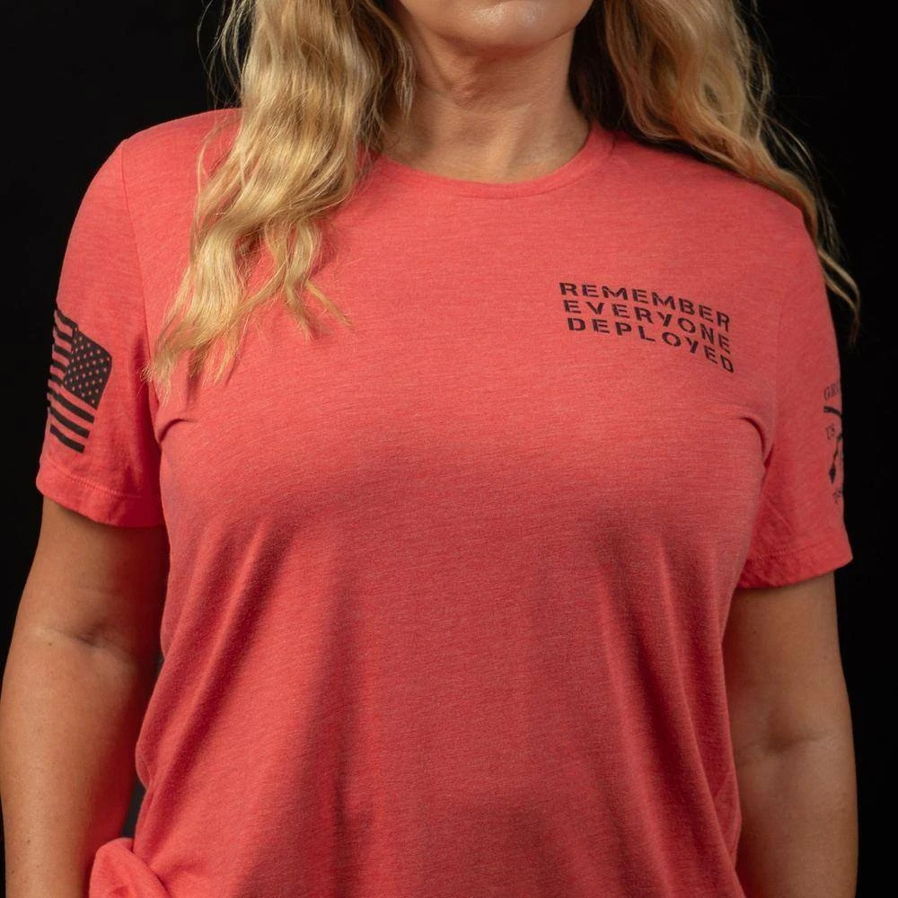 Women's R.E.D. All Forces Relaxed Fit Tee - Red - Image 4