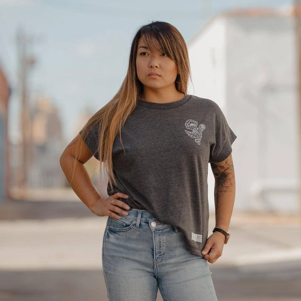 Women's Death Paisley Vintage Fit T-Shirt - Washed Black - Image 6