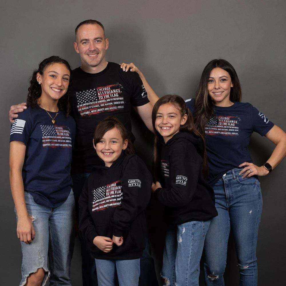 Youth Pledge Hoodie - Black - Image 3