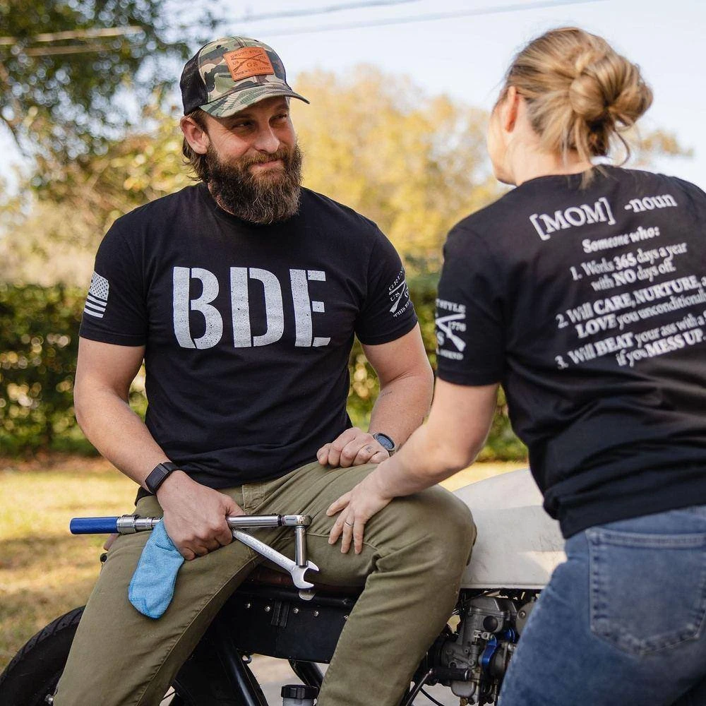 Big Dad Energy T-Shirt - Black - Image 2