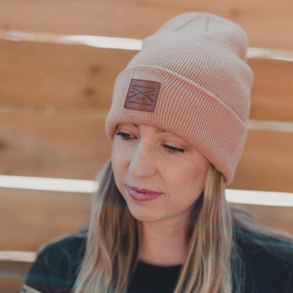 Accessories Cuffed Beanie - Desert Pink - Image 3