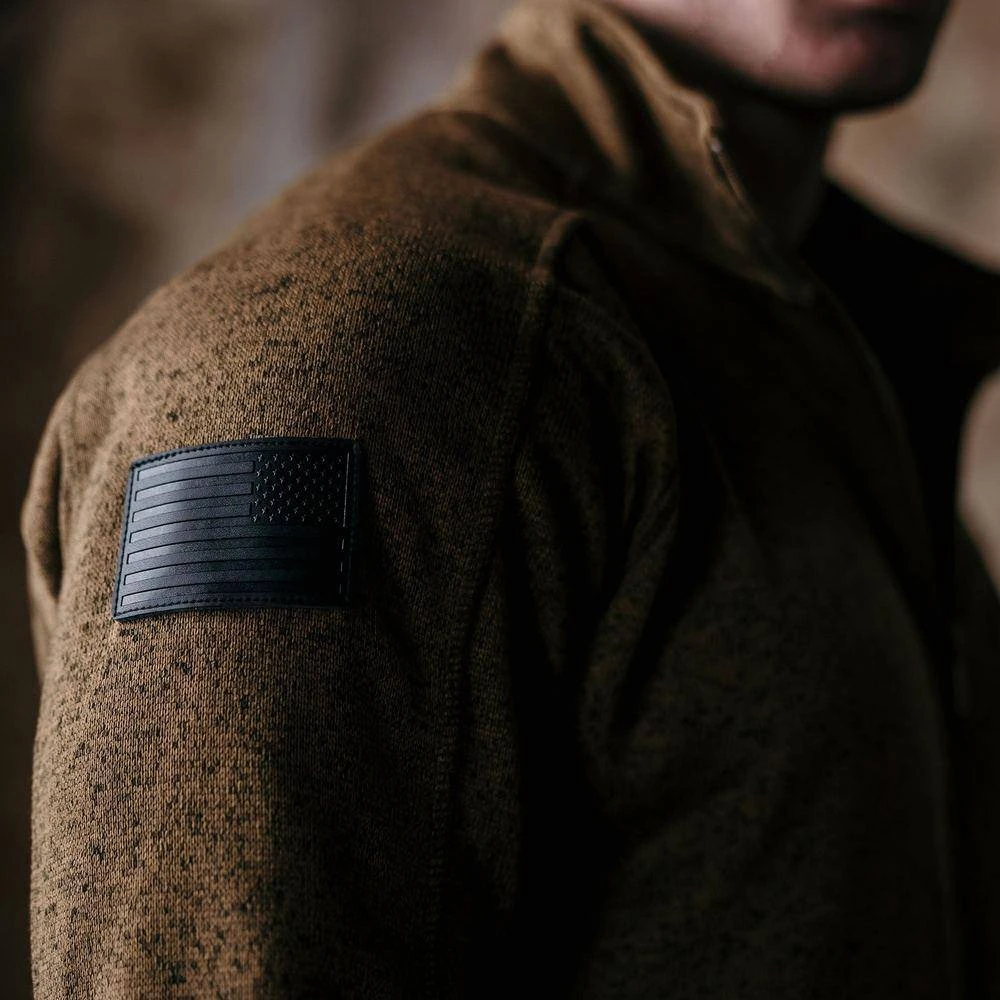 Men's Sweater Jacket - Coyote - Image 6