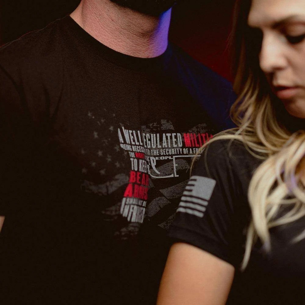 Second Amendment Pistol T-Shirt - Black - Image 3