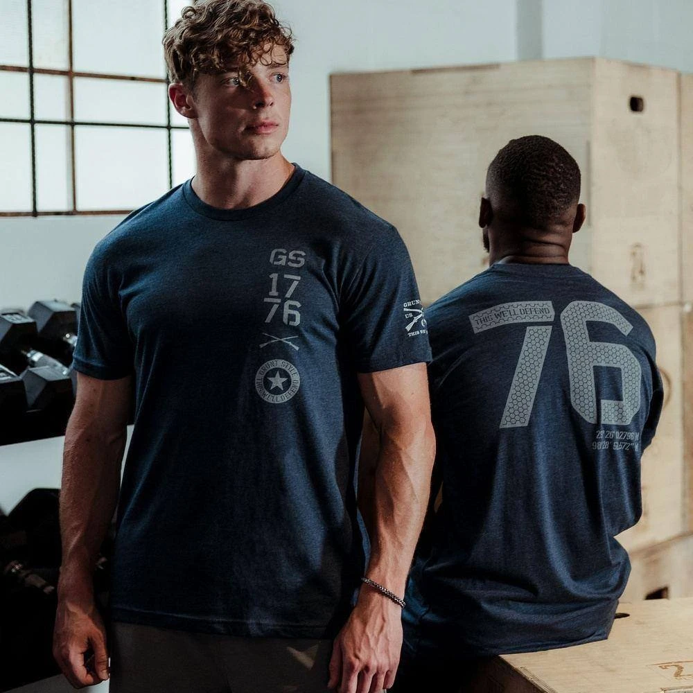 '76 T-Shirt - Midnight Navy - Image 4