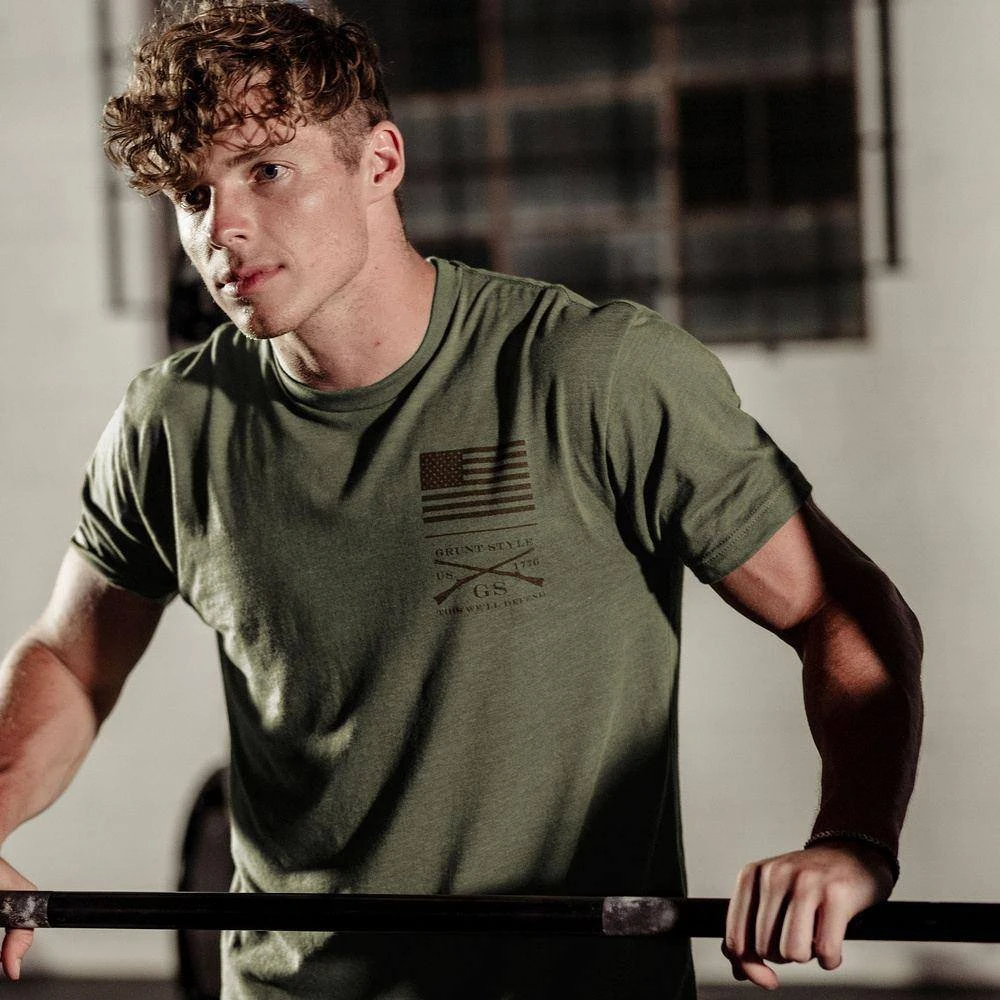 Improvise Adapt Overcome T-Shirt - Military Green - Image 4