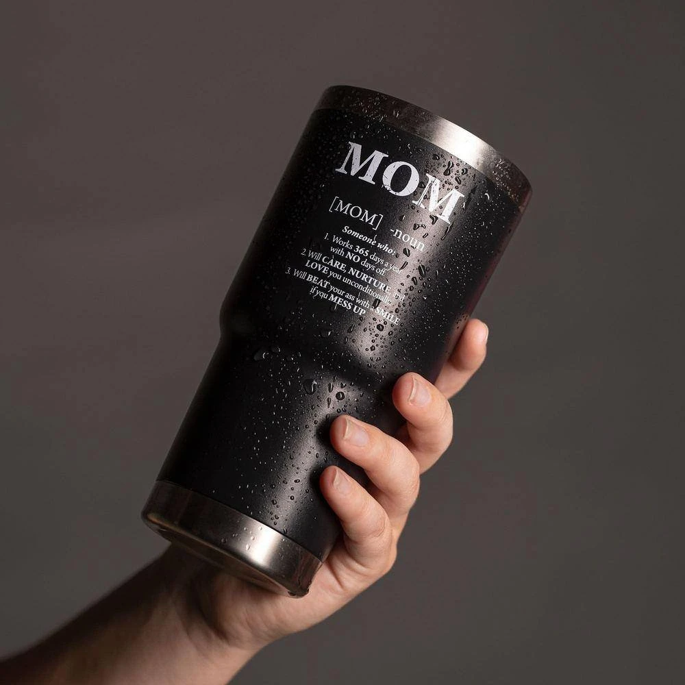 Accessories Mom Defined 20oz Tumbler - Black - Image 3