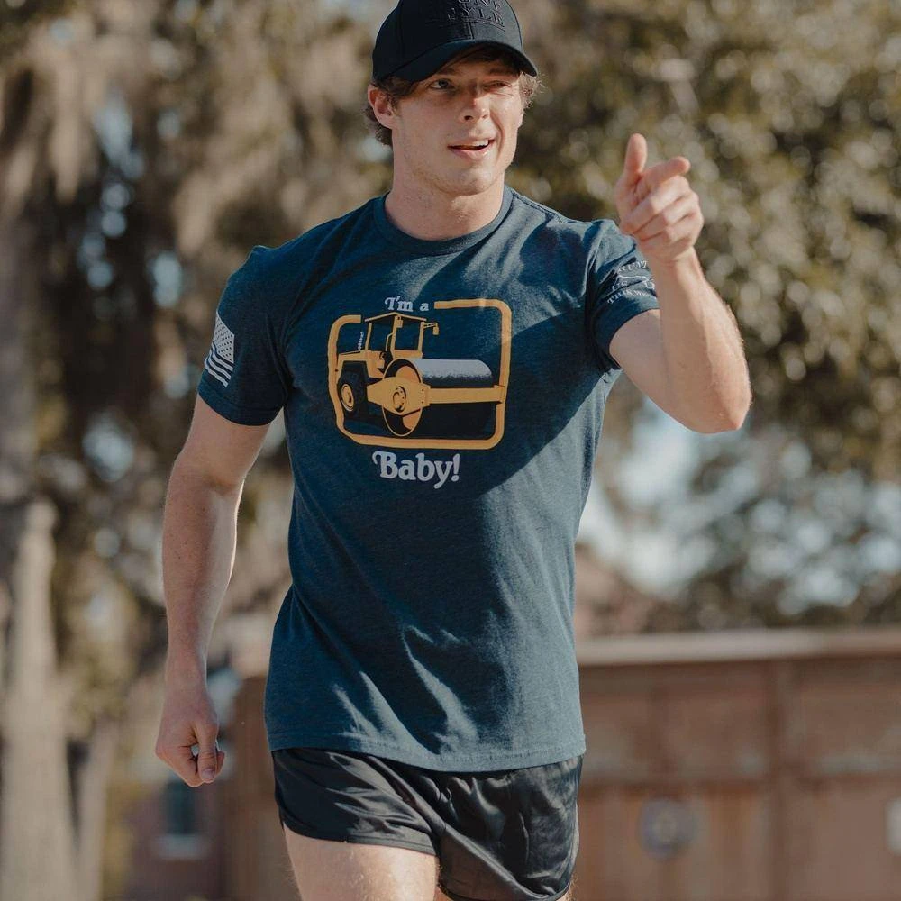 Steam Roller T-Shirt - Midnight Navy - Image 3