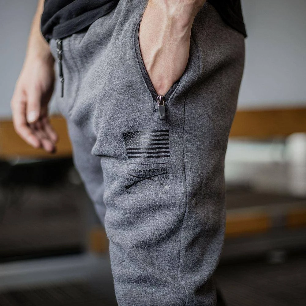 Men's Joggers - Dark Gray - Image 2