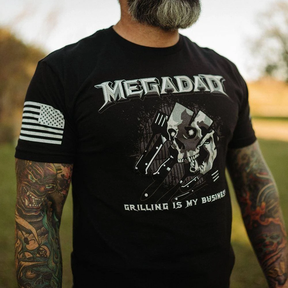 MegaDad T-Shirt - Black - Image 2