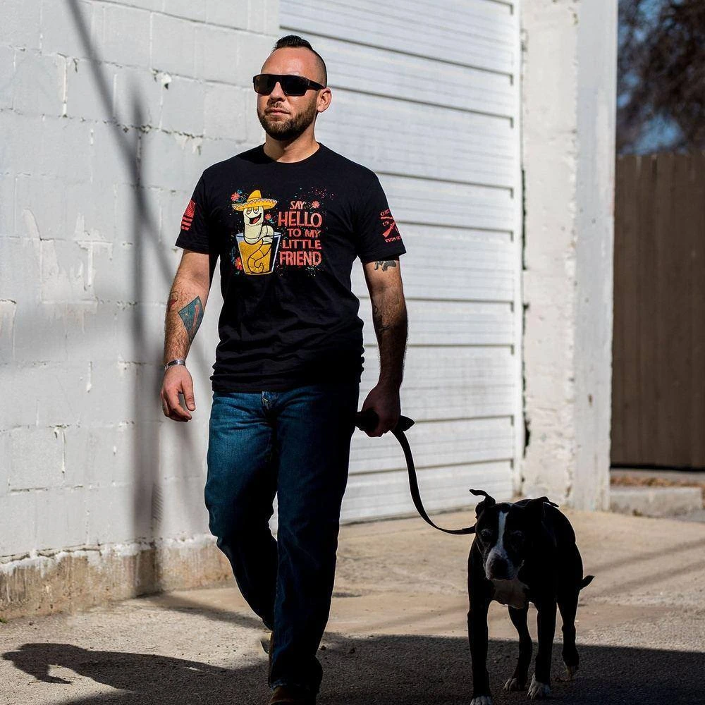 Little Friend T-Shirt - Black - Image 4