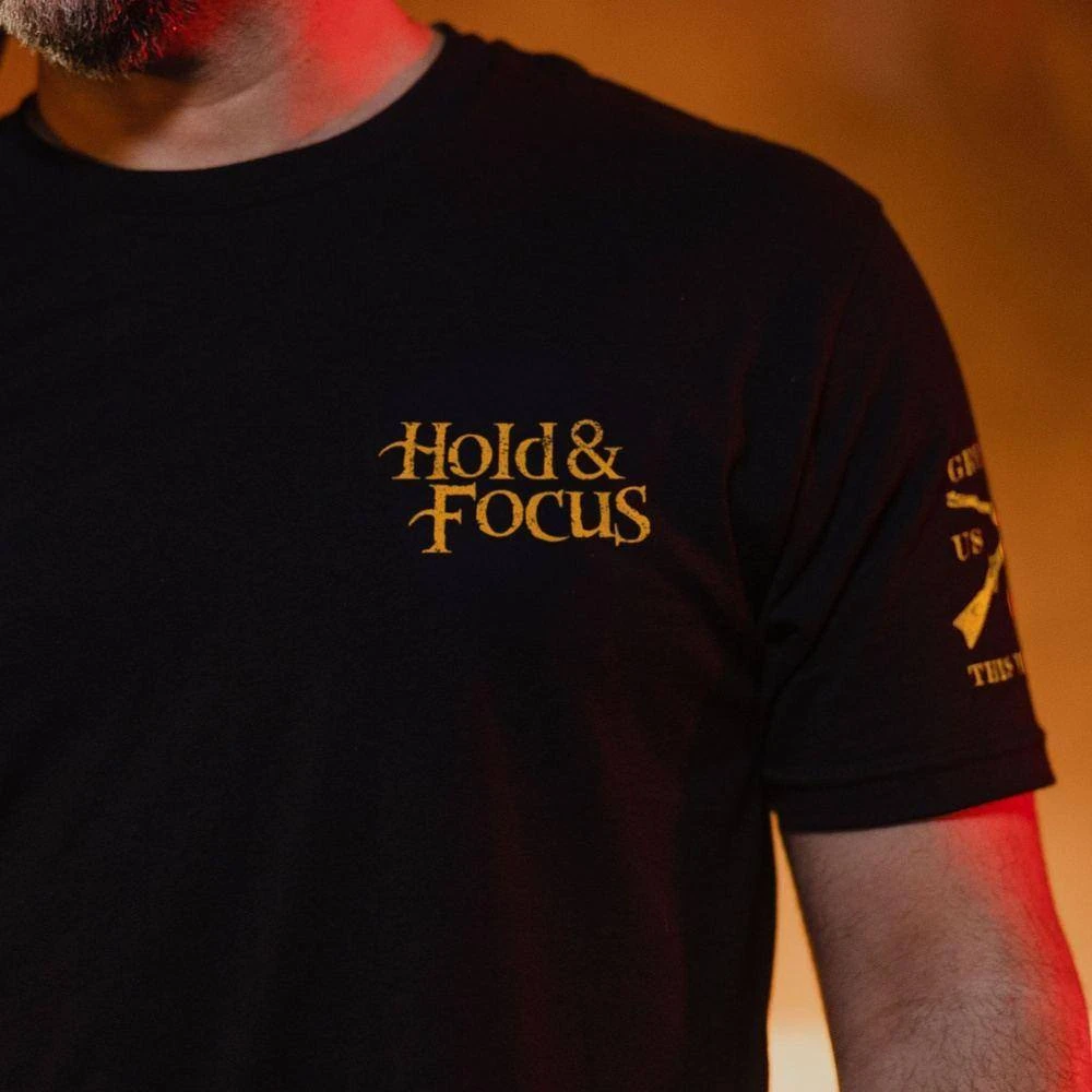 Hold And Focus T-Shirt - Black - Image 2