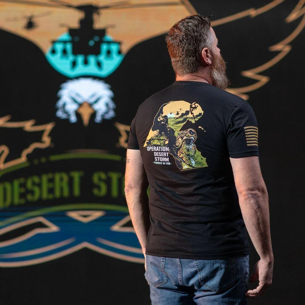 Desert Storm - Forged In Fire T-Shirt - Black - Image 2