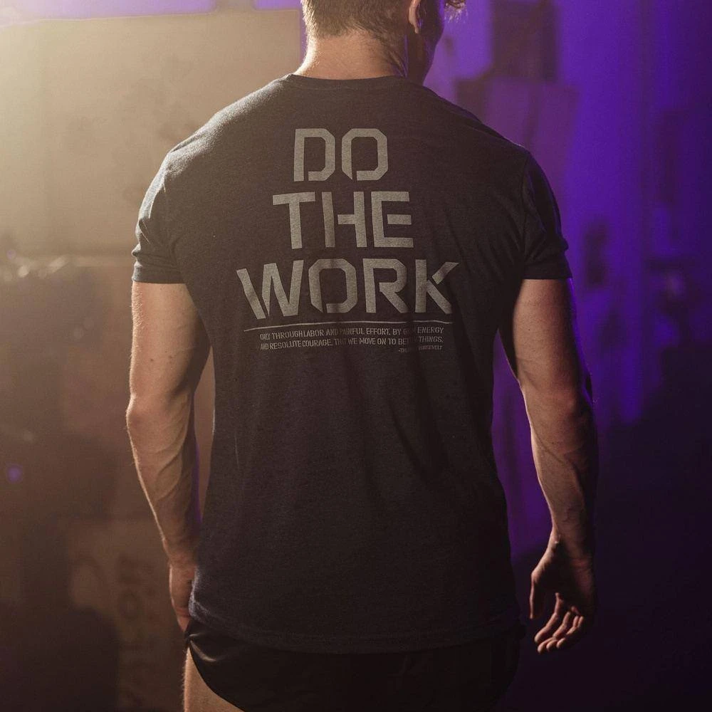 Do The Work T-Shirt - Midnight Navy - Image 4
