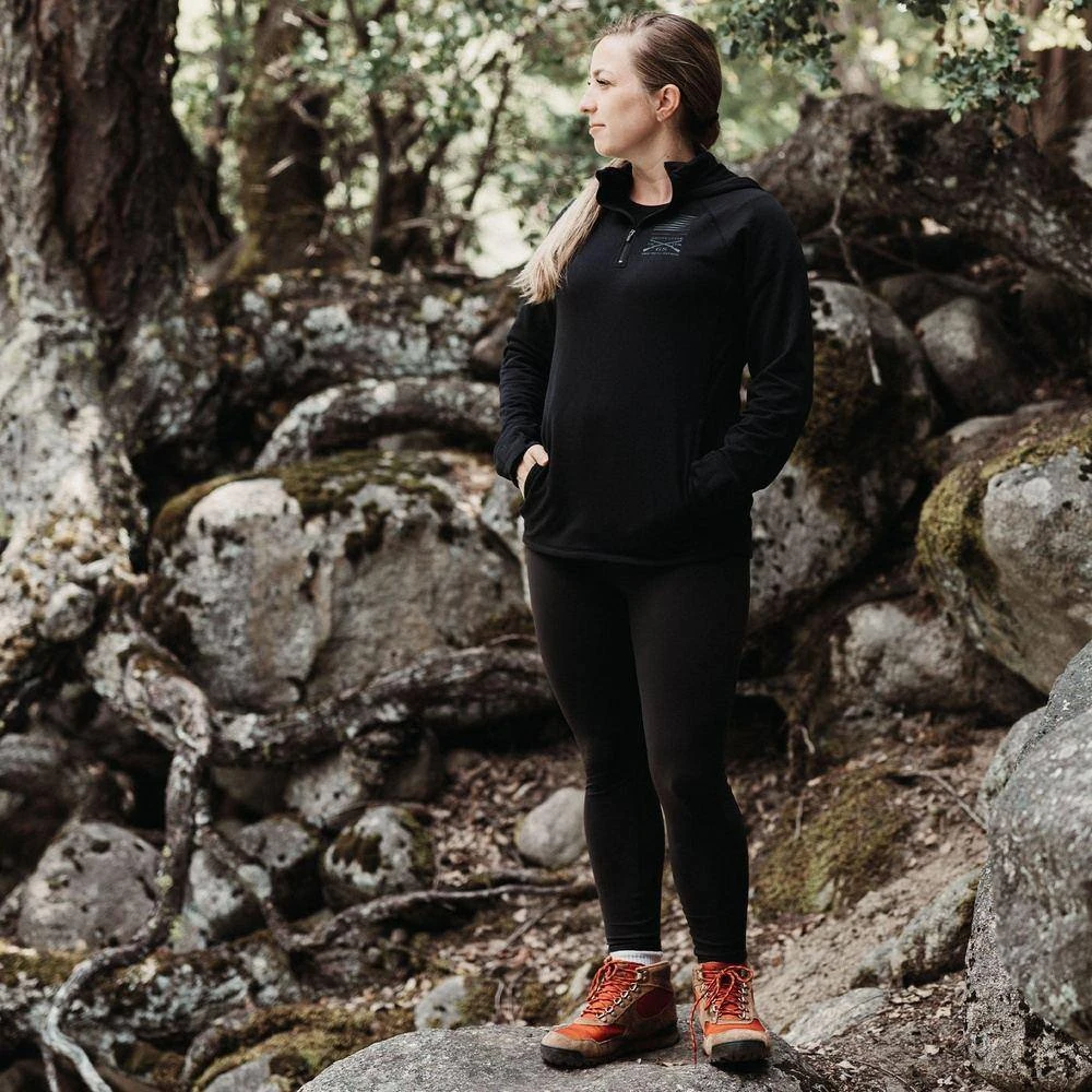 Women's Firewatch Hoodie - Black - Image 5