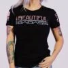 Women's Beautiful Badass Ombre T-Shirt- Black