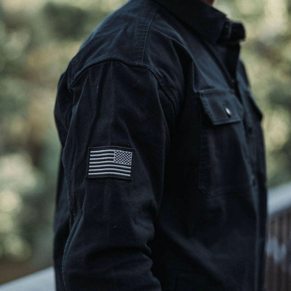 Men's Lightweight Field Shacket - Black - Image 6