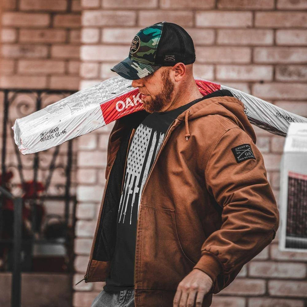 Men's Hooded Field Jacket - Saddle - Image 5