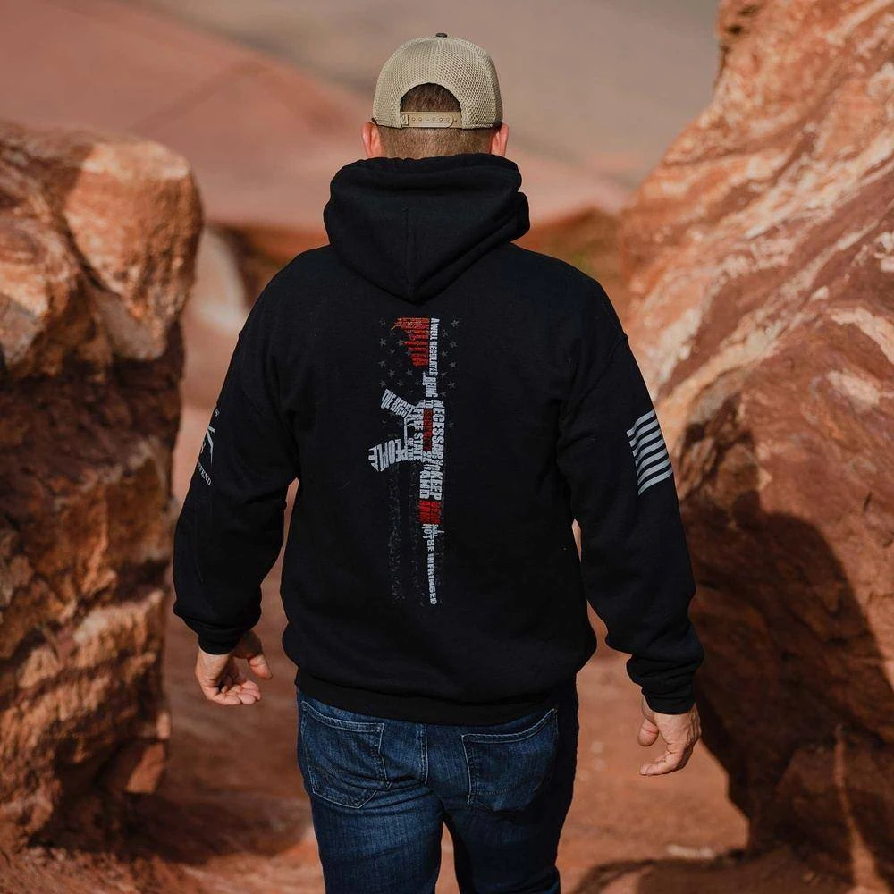 Second Amendment 2.0 Hoodie - Black - Image 2