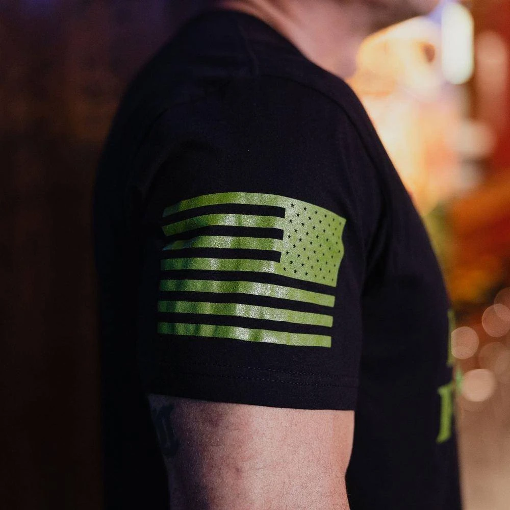 I Fought For Whiskey, Bacon & Freedom T-Shirt - Black - Image 4