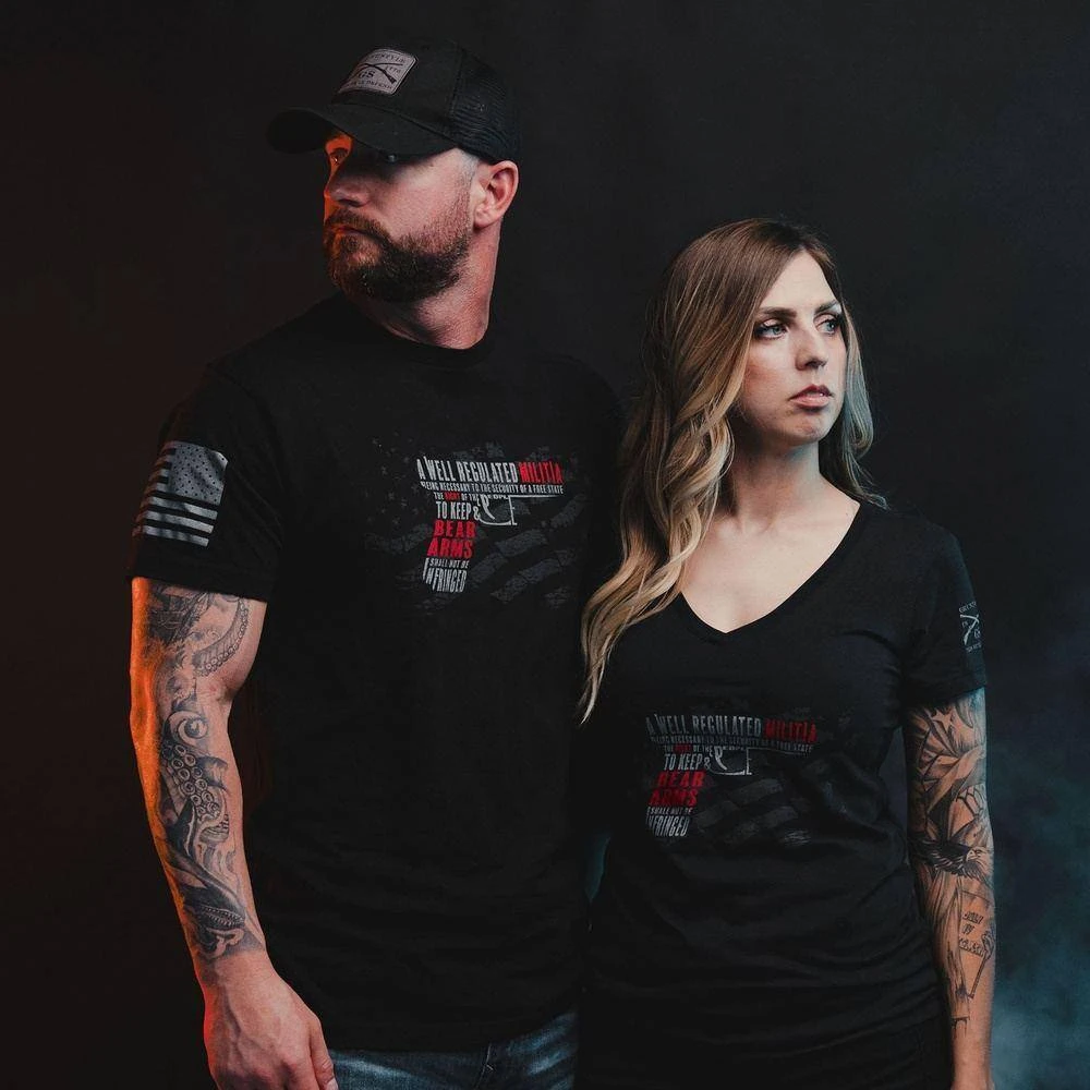 Second Amendment Pistol T-Shirt - Black - Image 2