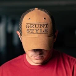 Accessories Grunt Style Stacked Logo - Canvas Hat