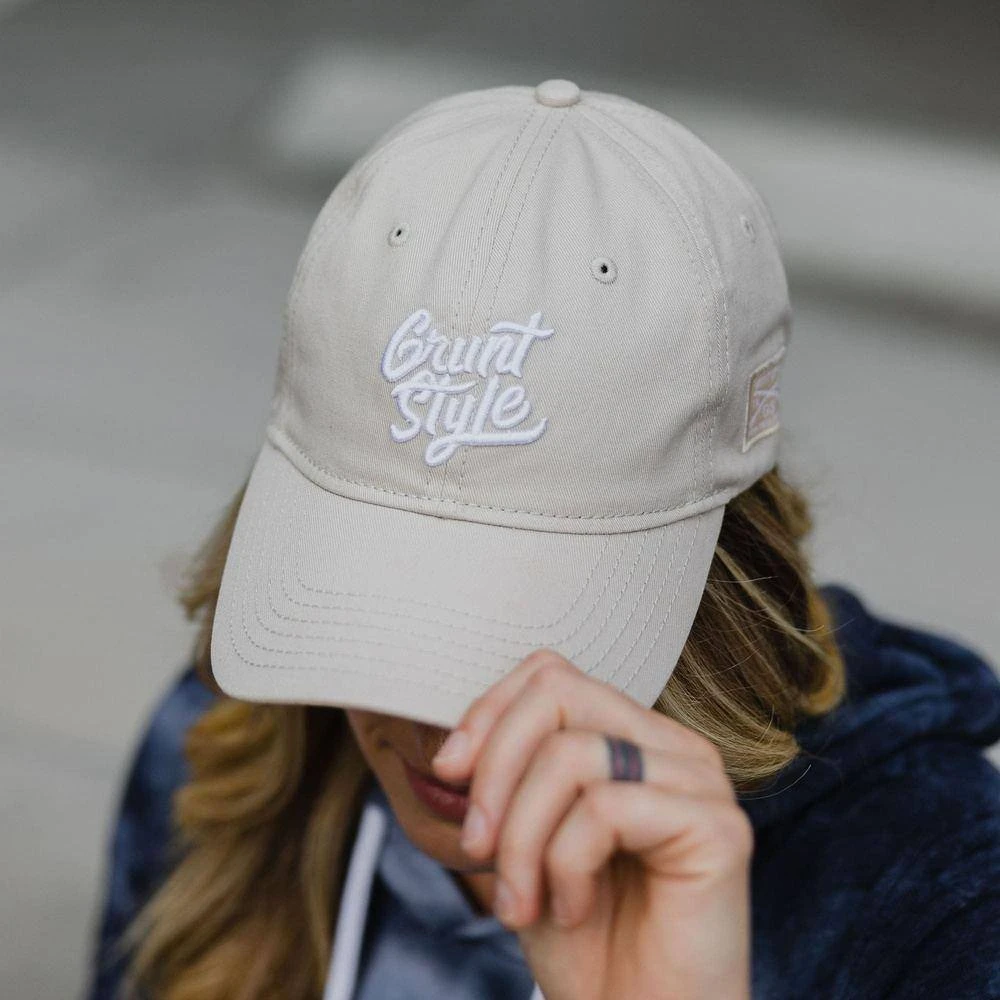 Accessories Grunt Style Script Logo – Natural Hat - Image 3