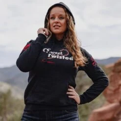 Women's Sweet But Twisted Hoodie - Black
