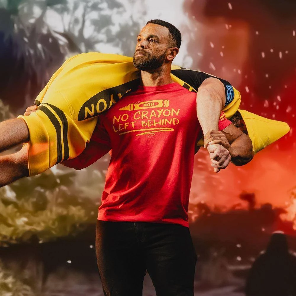 No Crayon Left Behind T-Shirt - Red - Image 4