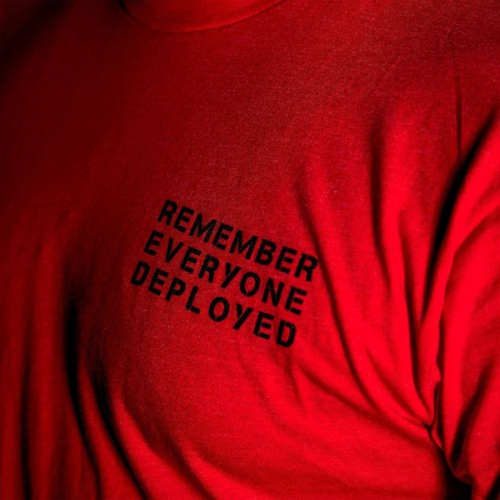 R.E.D. All Forces T-Shirt - Red - Image 3