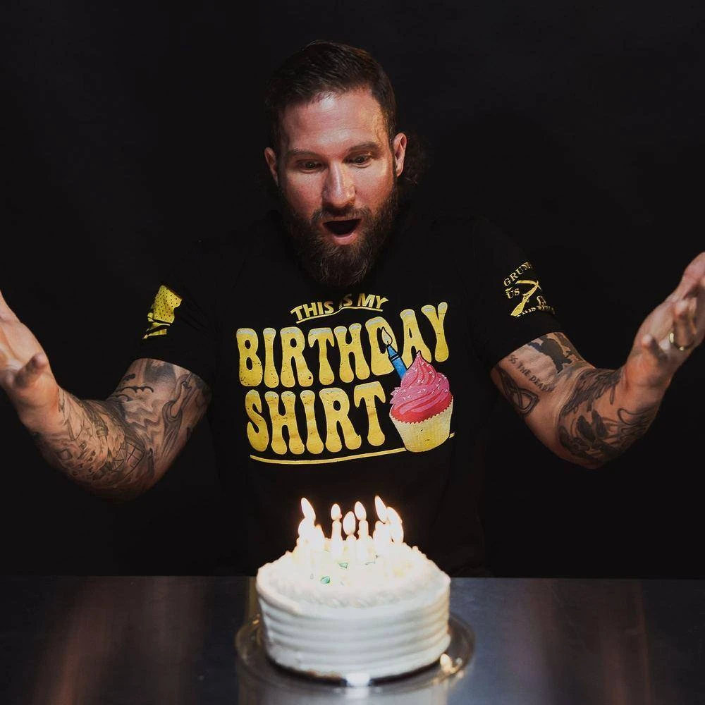 This Is My Birthday Shirt T-Shirt - Black - Image 4