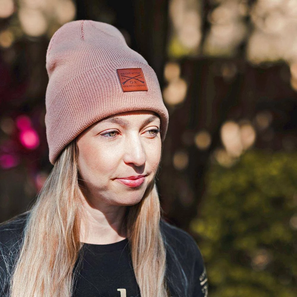 Accessories Cuffed Beanie - Desert Pink