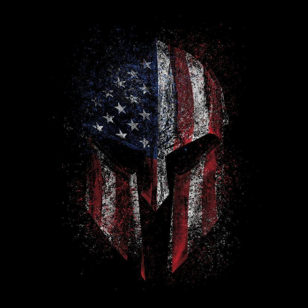 American Spartan 2.0 T-Shirt - Black - Image 4