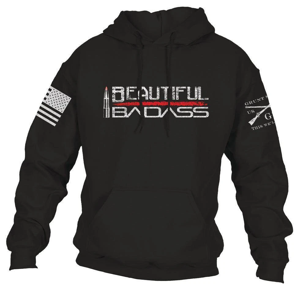 Women's Beautiful Badass Hoodie 2.0 - Black - Image 3