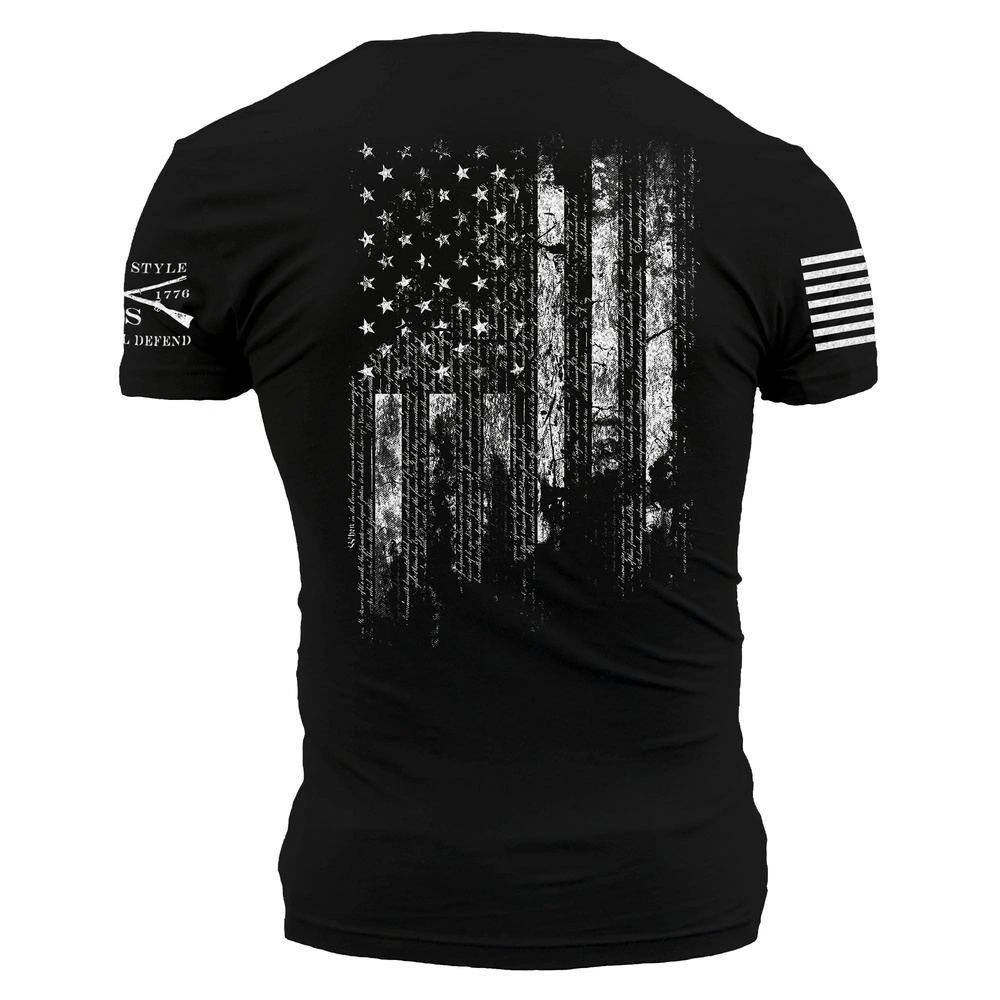 1776 Flag Tee - Black - Image 6