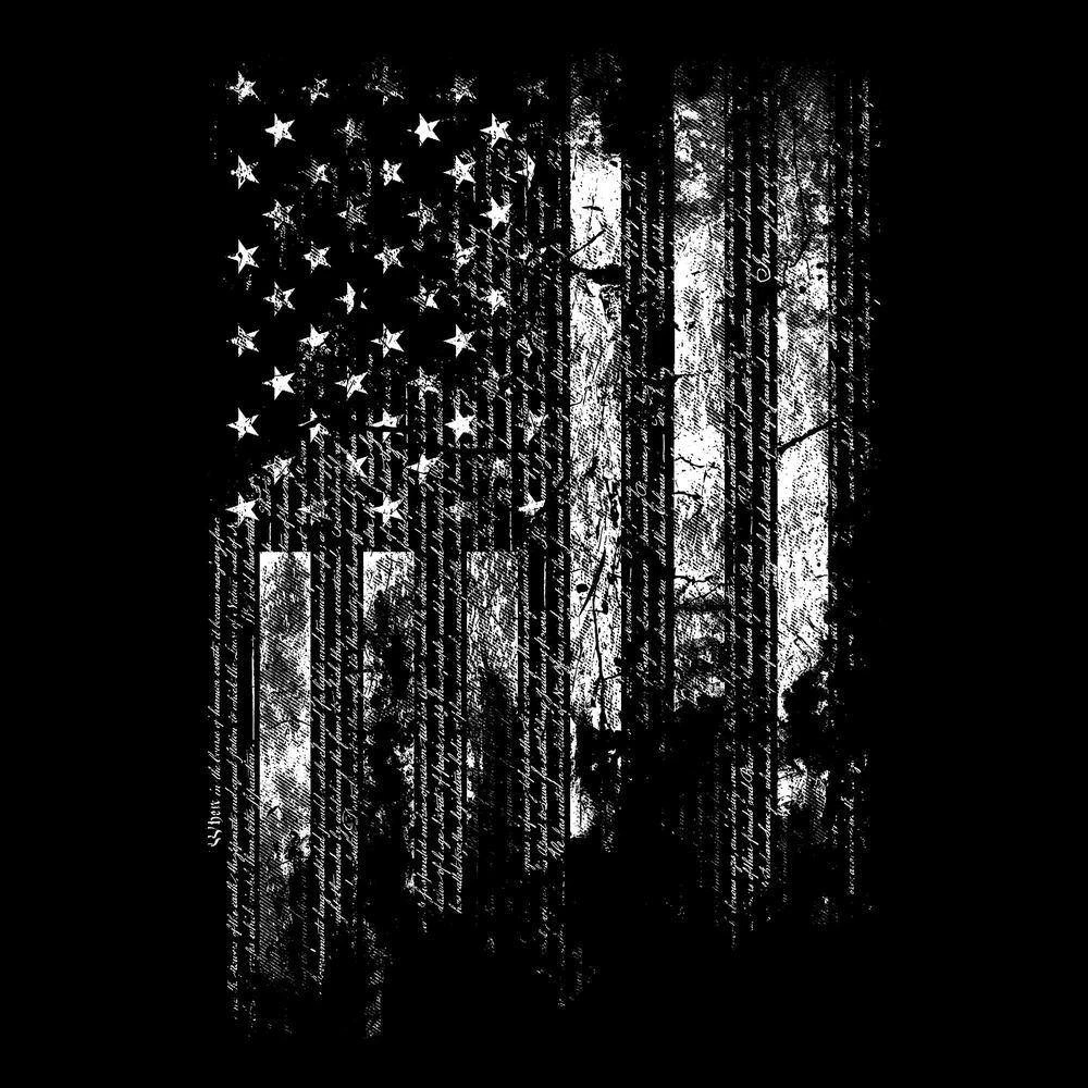 1776 Flag Tee - Black - Image 5