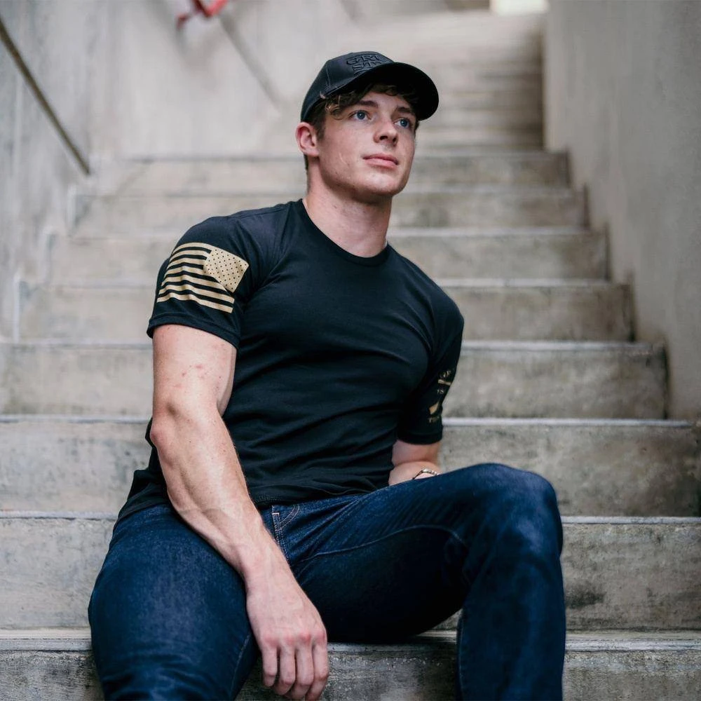 Basic Crew T-Shirt - Black - Image 5