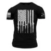 Rifle Flag T-Shirt - Black