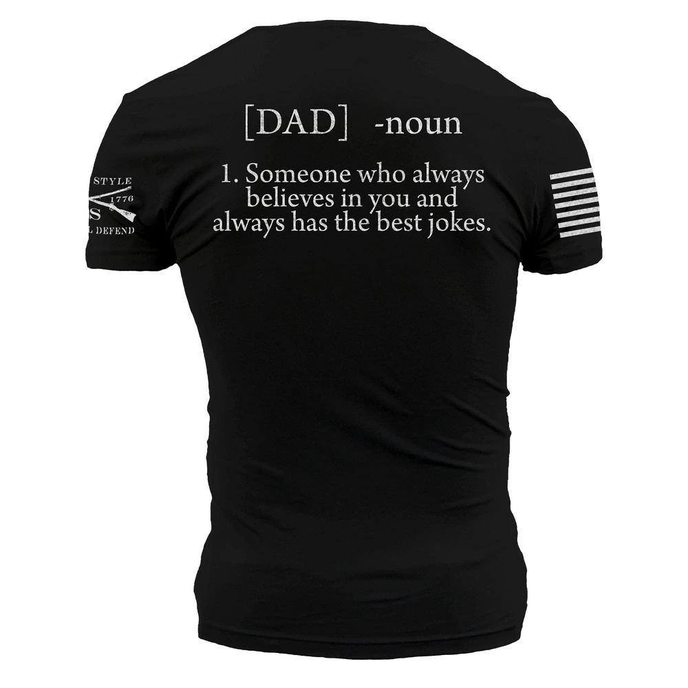 Dad Defined T-Shirt - Black - Image 6